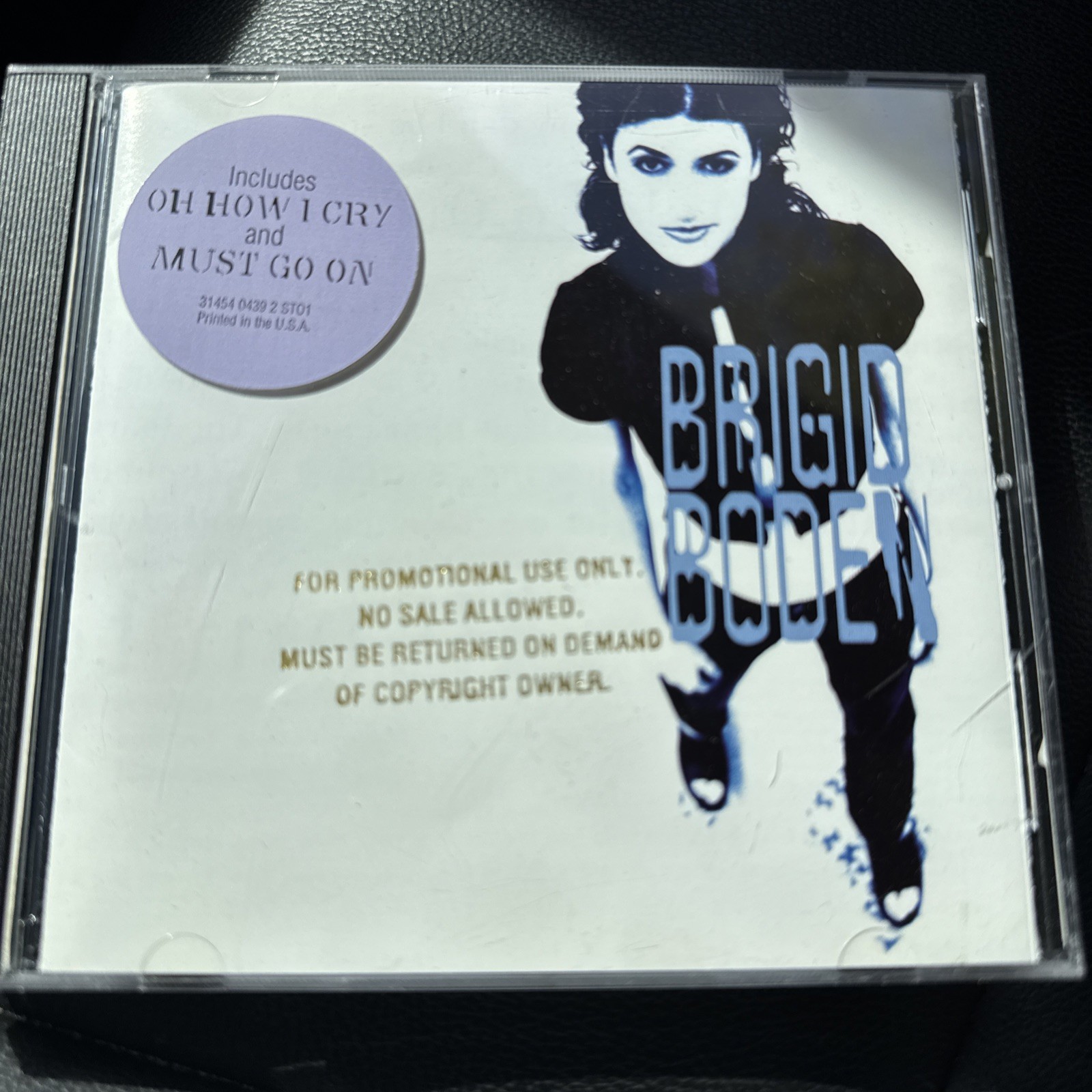 Brigid Boden by Brigid Boden (CD, 1997) W/Rare Hype Sticker 