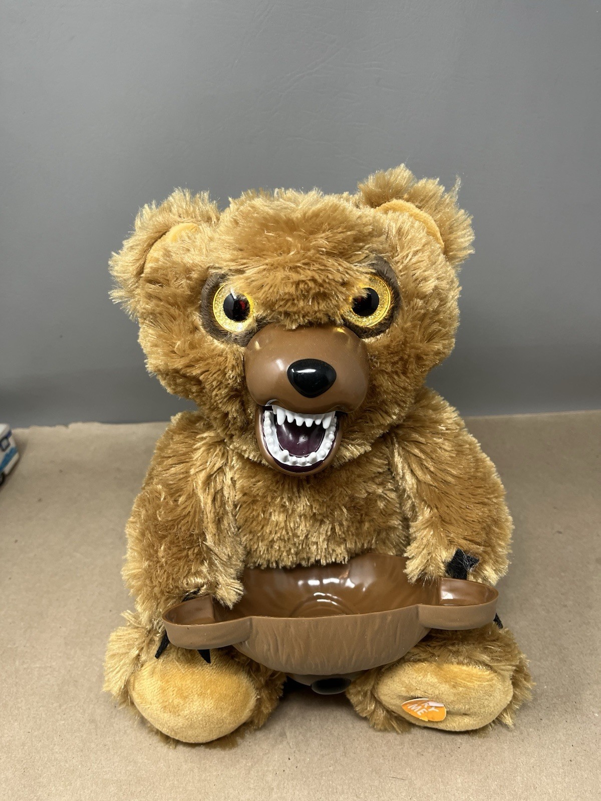 Halloween Spooky Bear Animated LED Peekaboo Mask Haunted Teddy Animatronic