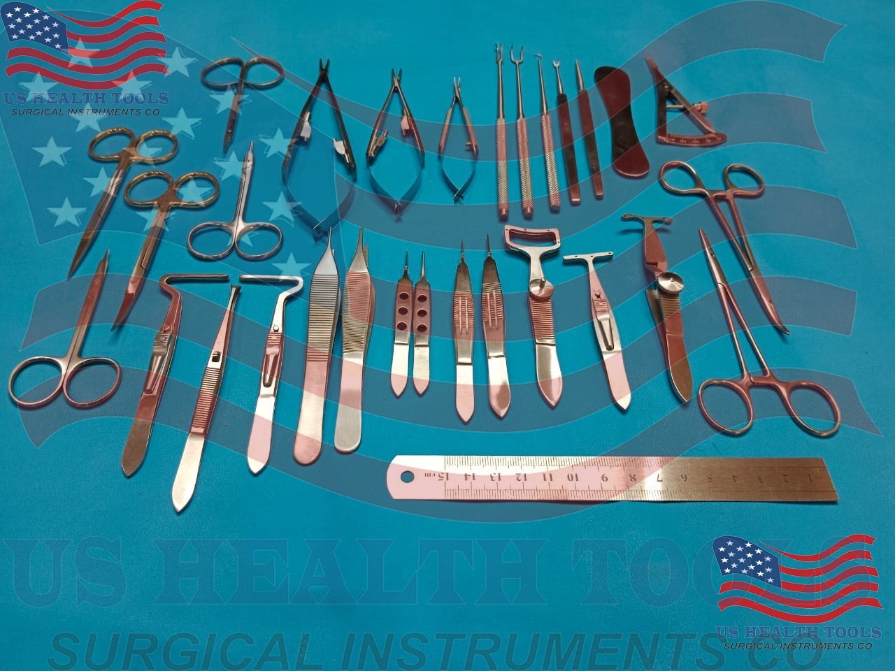 Breast Augmentation New Surgery Instruments Set German Quality 45 PC's