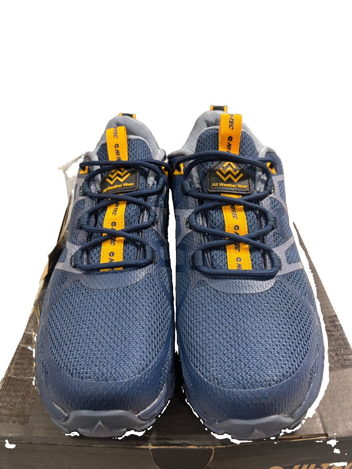 Hi-Tec Aww Mauna Hiker Shoes Dark Blue/Dark Grey Mens Size 8.5