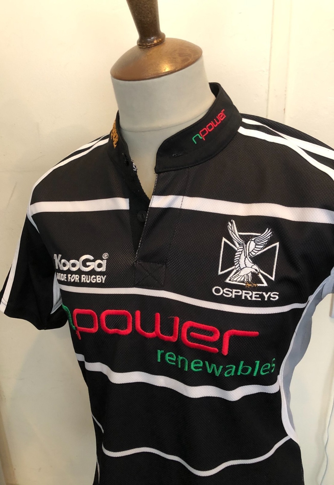 OSPREYS RUGBY UNION SHIRT SIZE - MEDIUM CANTERBURY