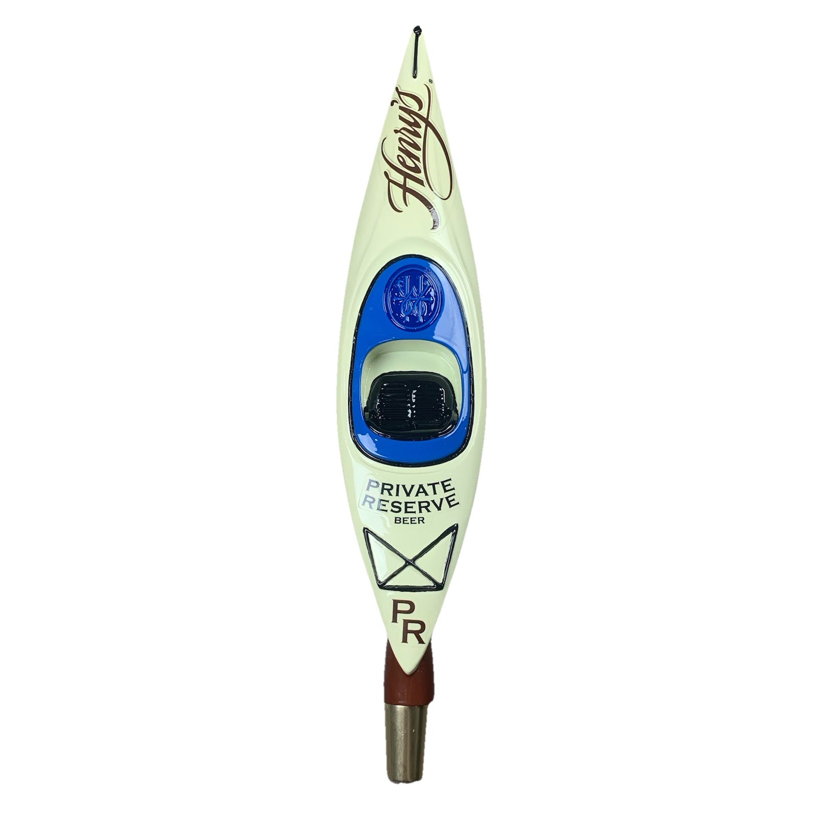 Henry's Private Reserve Beer Canoe Kayak Boat Beer Tap Handle NEW/ OPEN BOX