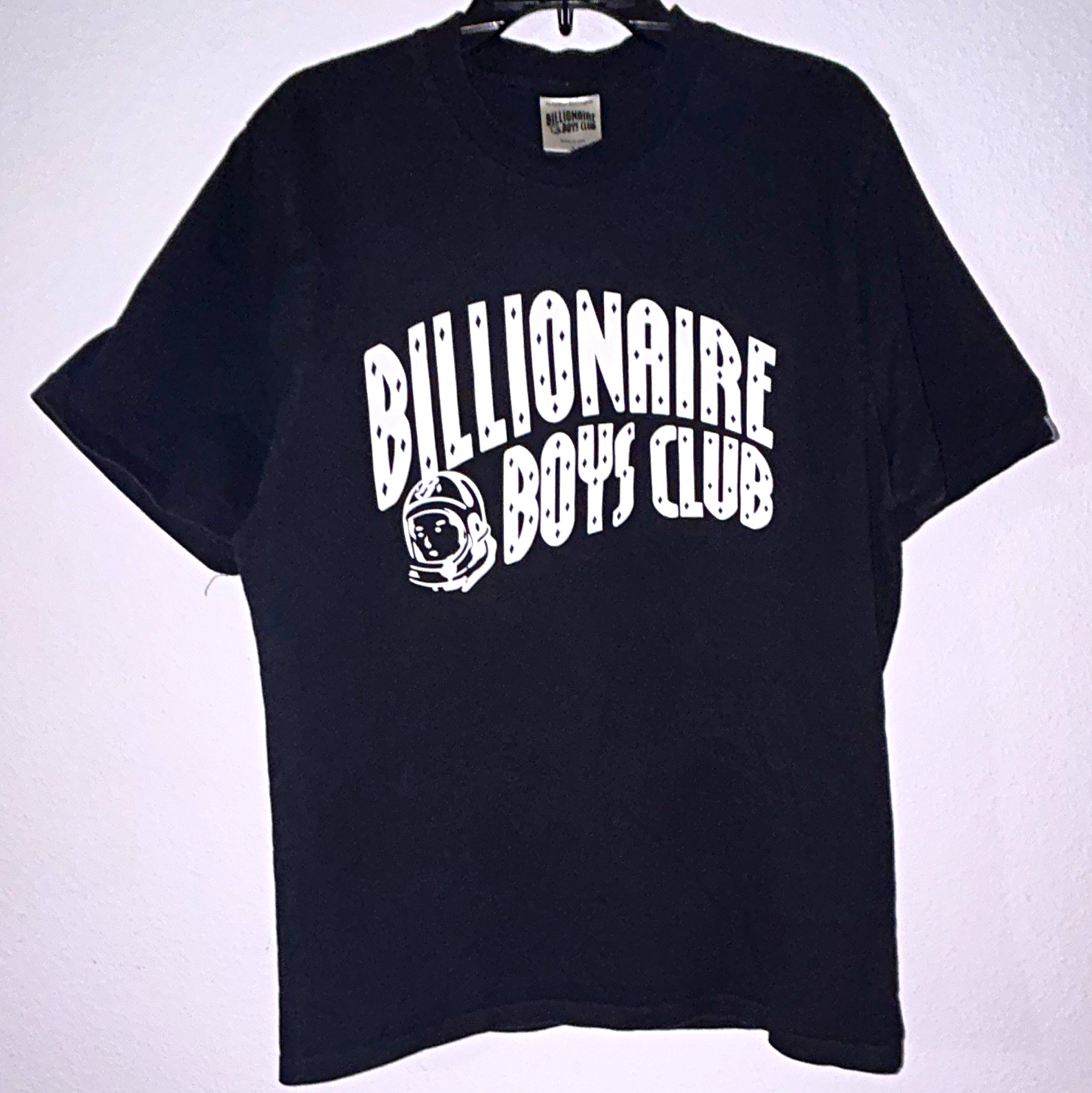 Billionaire Boys Club Men’s Black Graphic Logo Crew Neck T-Shirt L