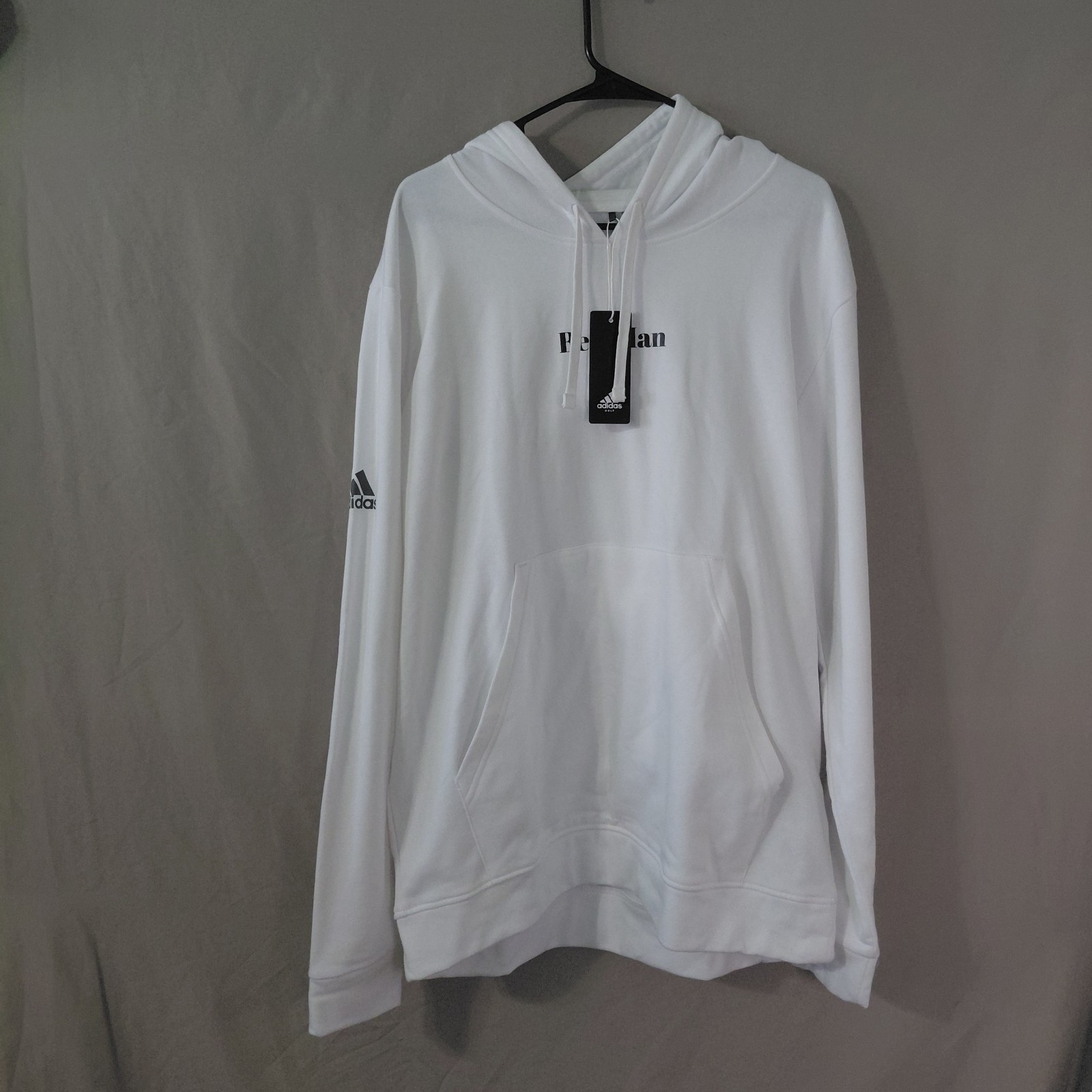 Adidas Men Essentials 3-Stripes Fleece Sweatshirt Hoddie White Best Man XL Adidas Men Essentials 3-Stripes Fleece Sweatshirt Hoddie White Best Man XL
