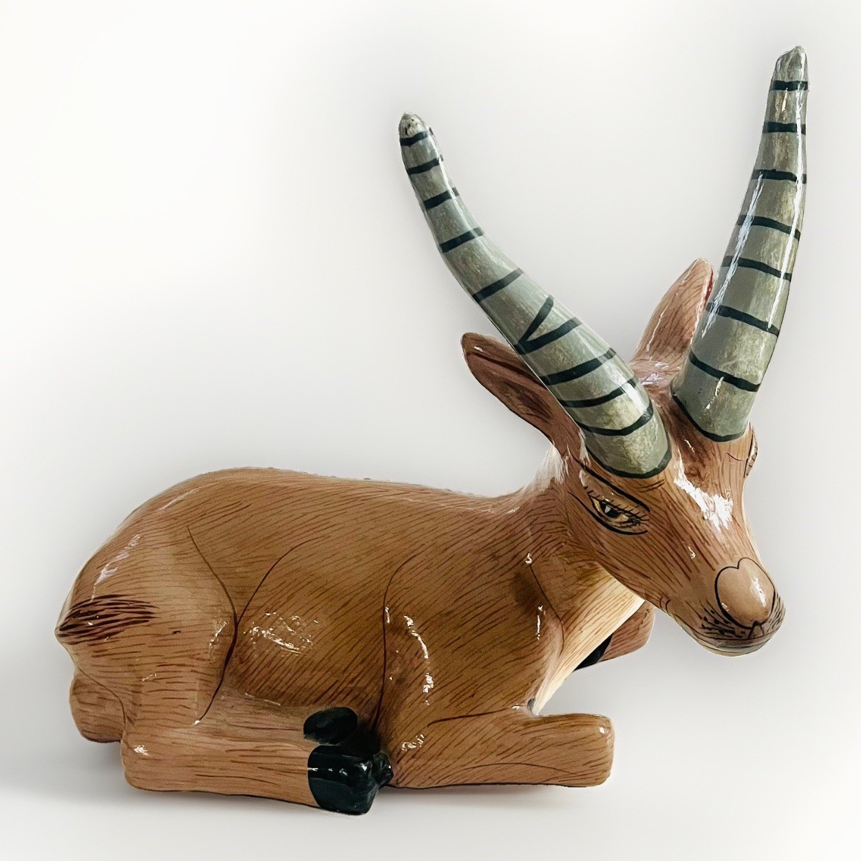 VTG 1960s Sermel Tonala Paper Mache Gazelle -Large 12” -Sergio Bustamante Era