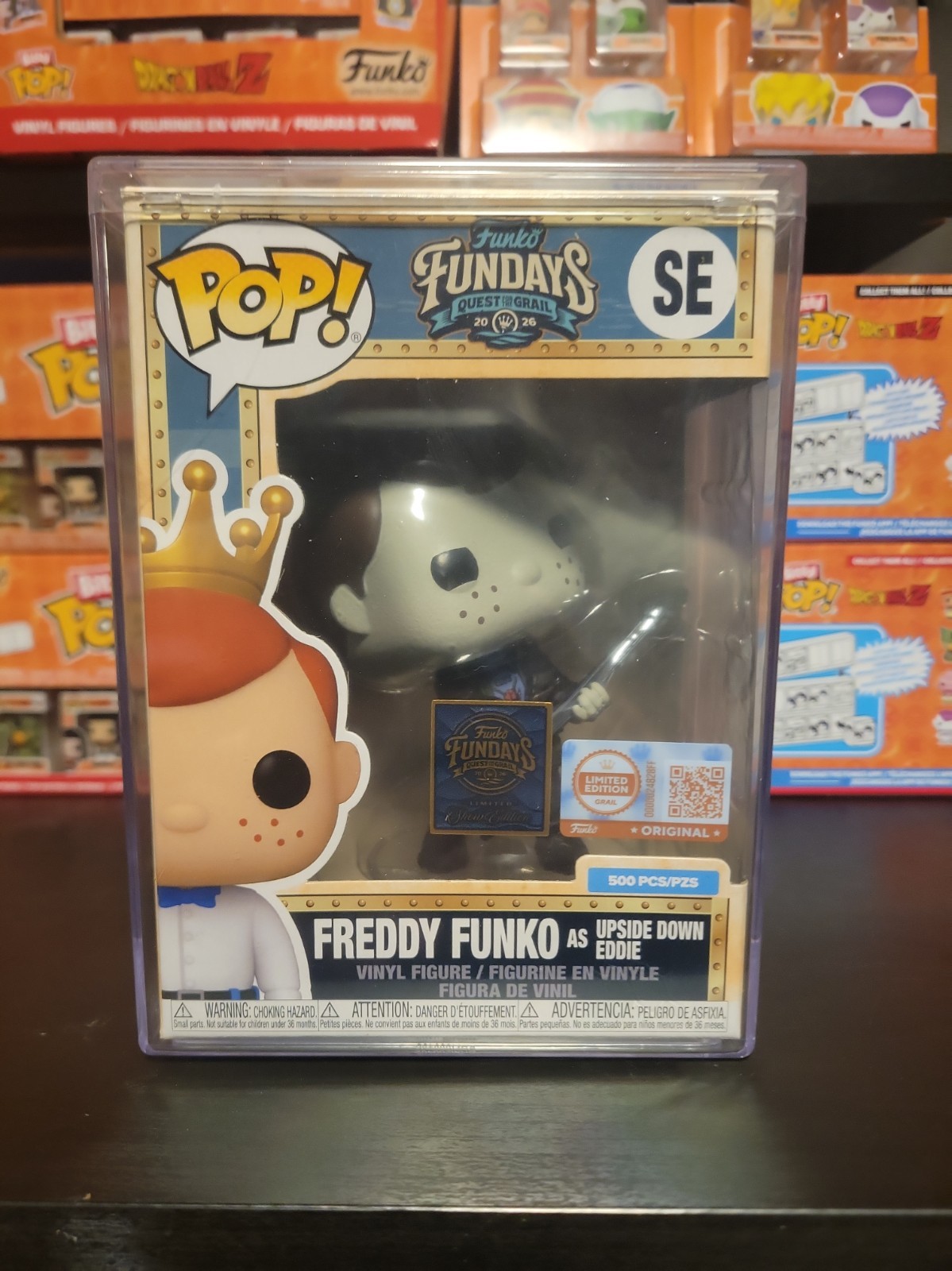 Funko Pop Freddy Funko as Upside Down Eddie SE Funko Fundays 2026 LE 500 PCS