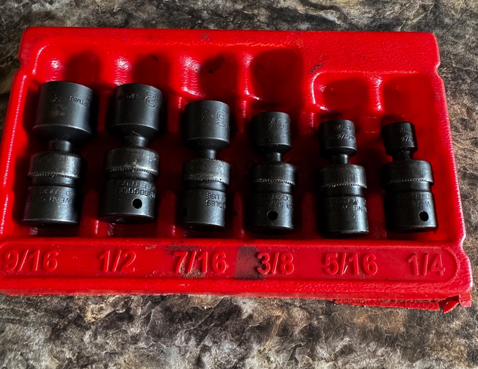 Snap on 6pc 1/4\