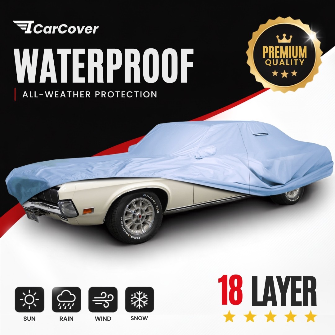 Mercury Cougar 1967-1970 Custom Fit Waterproof Car Cover 18 Layer All Weather
