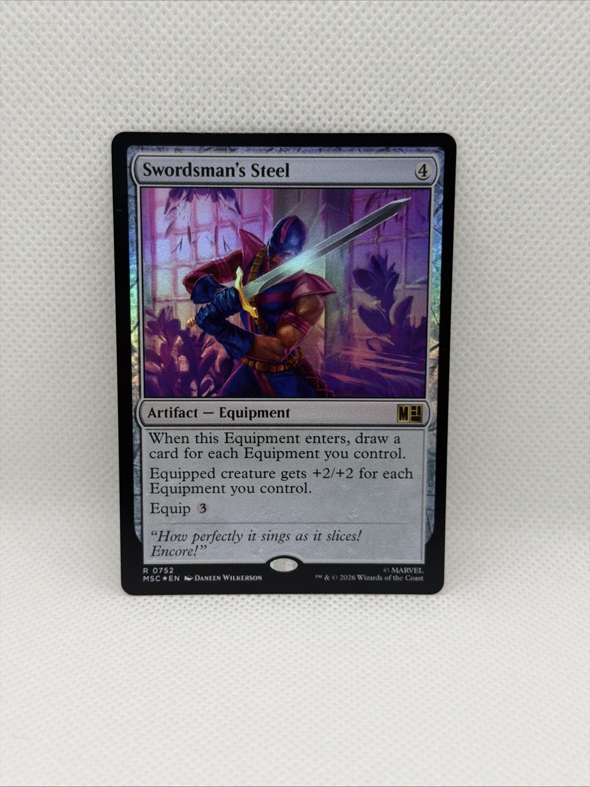 MTG Swordsman\'s Steel Commander: Marvel Super Heroes FOIL *MINT*