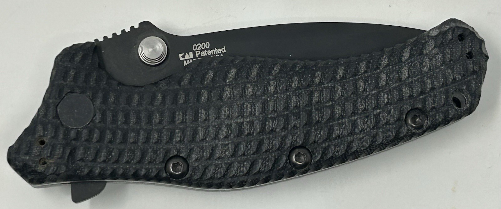 Zero Tolerance ZT 0200 Liner Lock Knife Black G-10 4