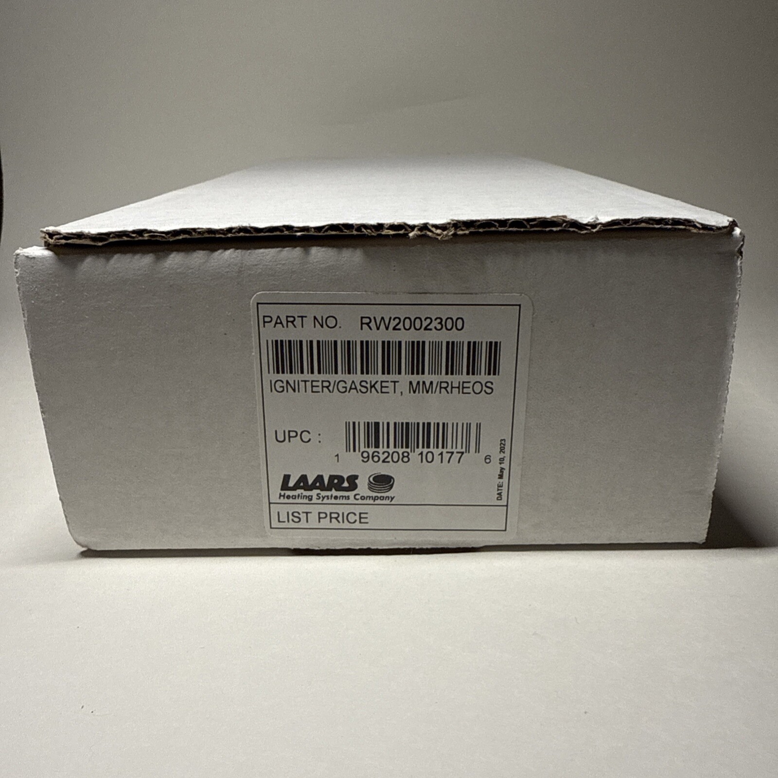 Laars RW2002300 Hot Surface Ignitor With Gasket Replaces W0038001