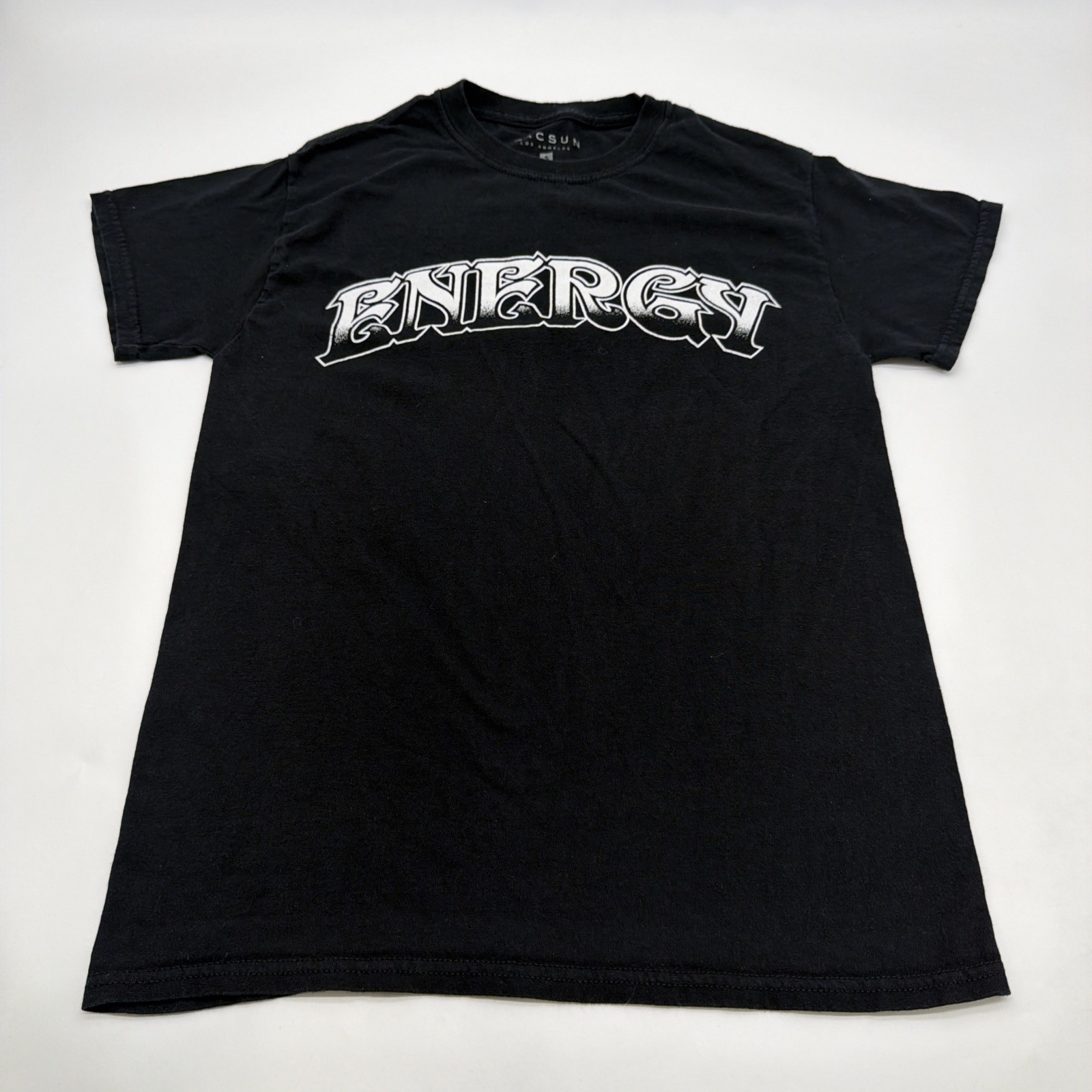 Pacsun Los Angeles T-shirt  Men S Black Graphic Peint Logo 100% Cotton.#47463