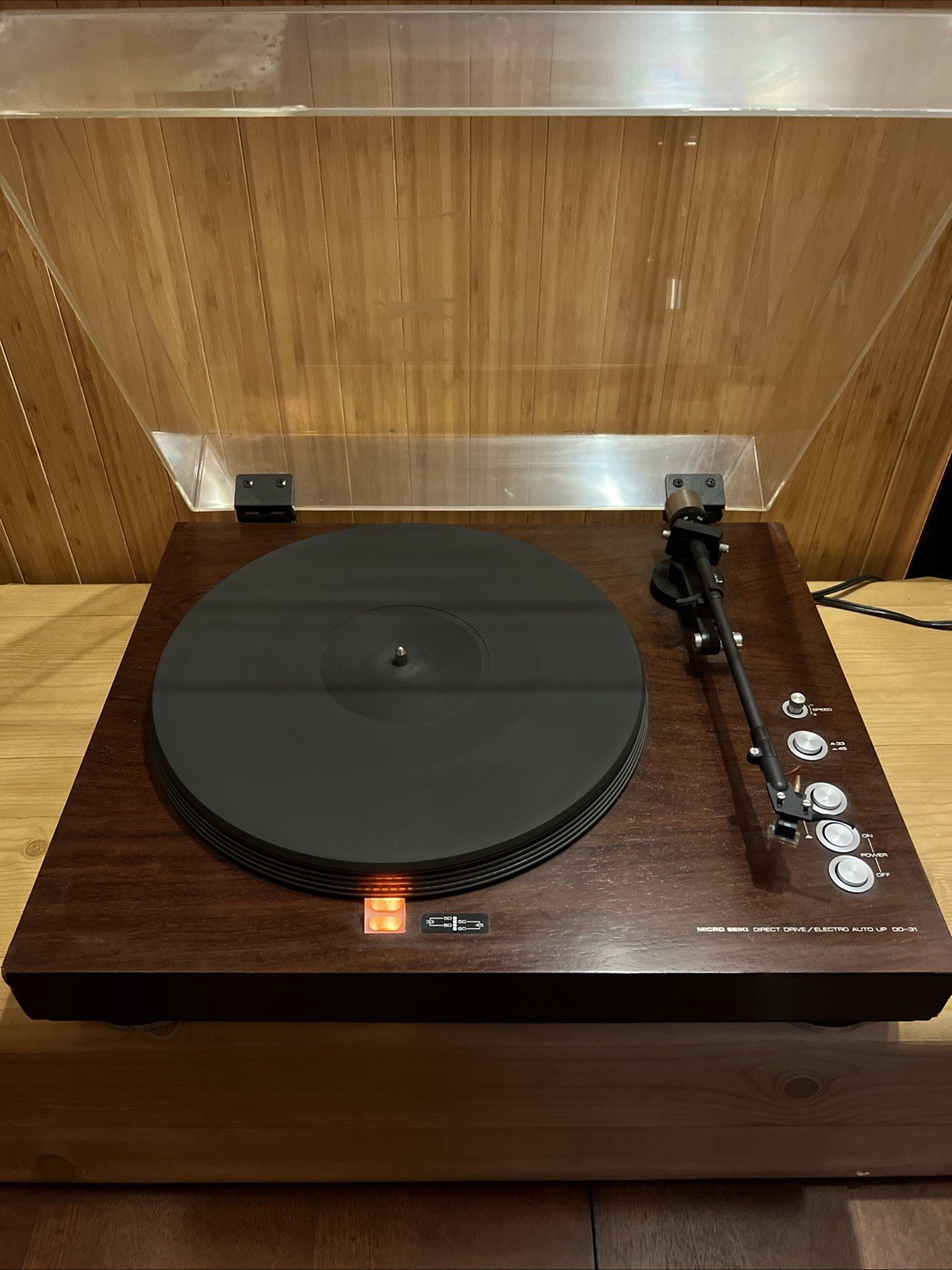 VERY RARE Micro Seiki Direct Drive DD-31 Tested (Good Condition)