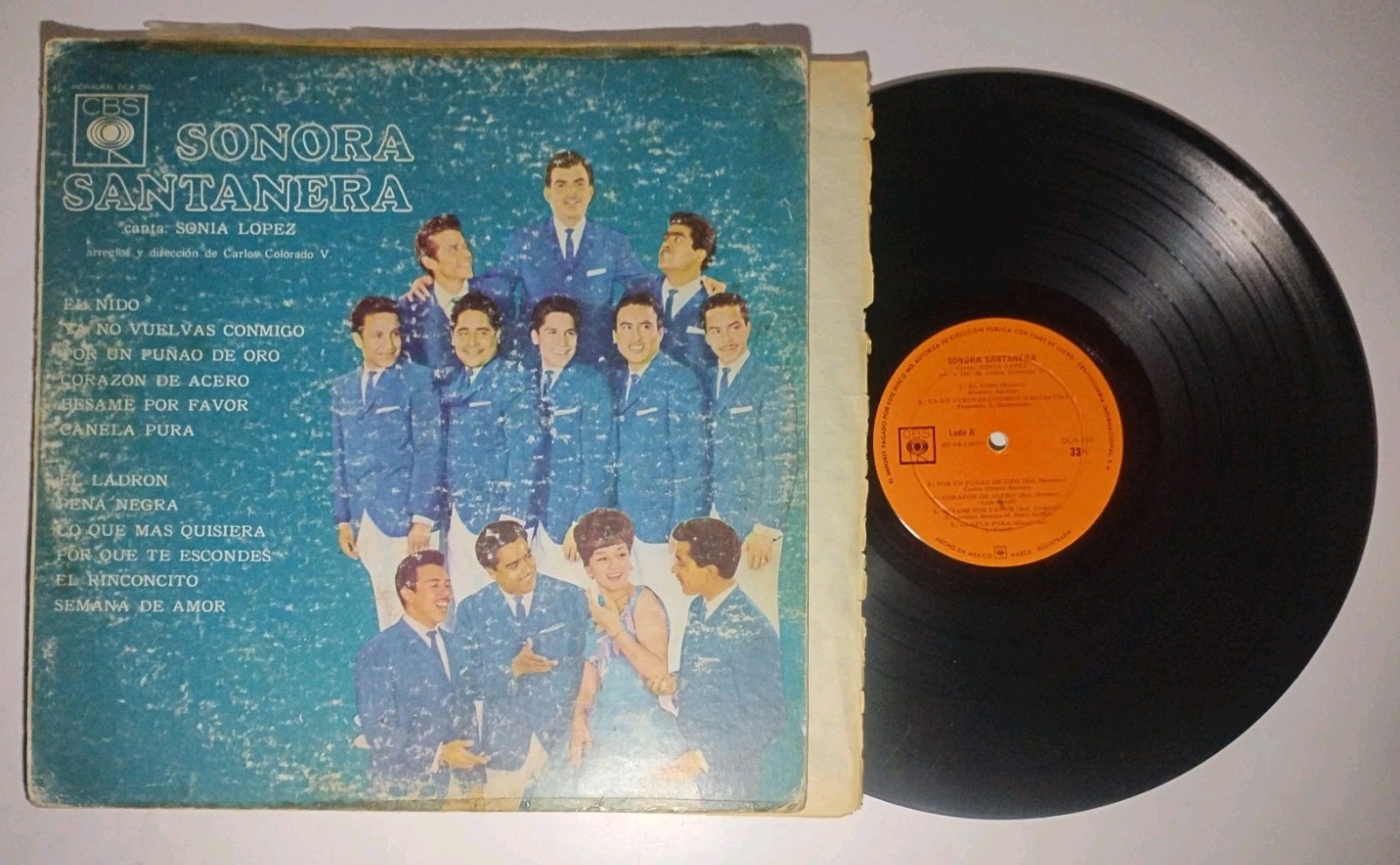 Sonora Santanera - Canta Sonia Lopez [Vinyl] [LP] Rare Made In Mexico Mono