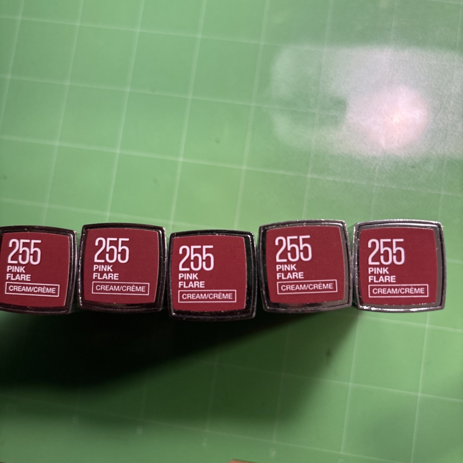 Lot of 5–Maybelline Color Sensational Lipstick #255 Pink Flare Neutral ~ Cream Lot of 5–Maybelline Color Sensational Lipstick #255 Pink Flare Neutral ~ Cream