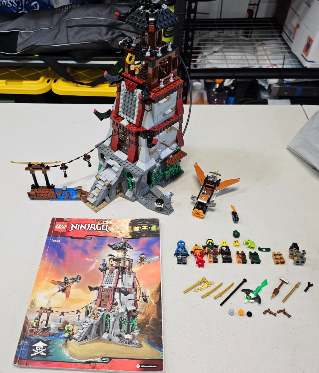 LEGO NINJAGO: The Lighthouse Siege (70594) 95% Complete - Rare