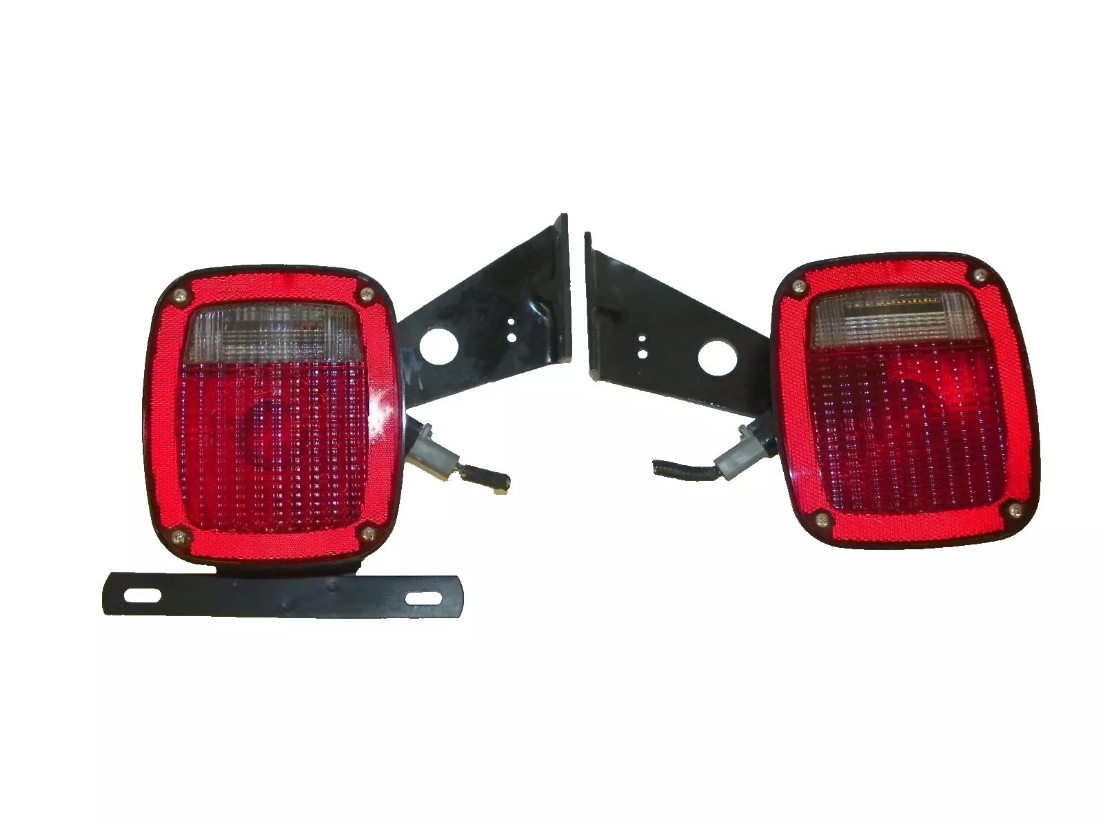 OEM FoMoCo FORD LH/RH TAIL LIGHTS SET 6C34-13404-AA / 6C34-13405-AA w/ Plugs
