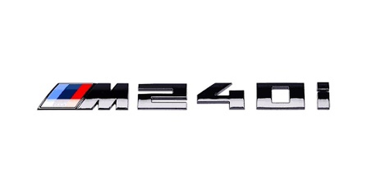 Gloss Black Trunk Emblem For BMW F22 F23 G42 M240i Rear Decal Badge Gloss Black Trunk Emblem For BMW F22 F23 G42 M240i Rear Decal Badge