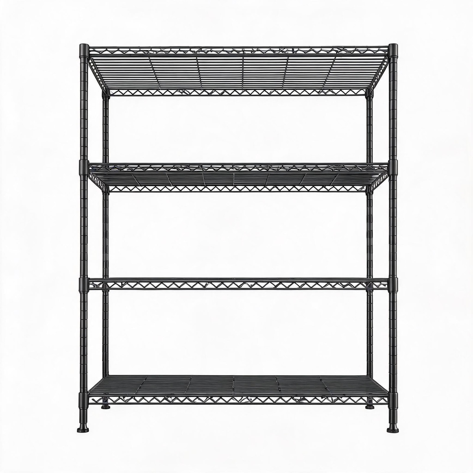 4-Tier Metal Storage Rack 800Lb Heavy Duty Garage Kitchen Warehouse 120x45x160cm 4-Tier Metal Storage Rack 800Lb Heavy Duty Garage Kitchen Warehouse 120x45x160cm