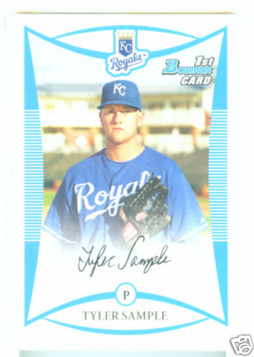 Tyler Sample Kansas City 2008 Bowman Draft Prospects Tyler Sample Kansas City 2008 Bowman Draft Prospects