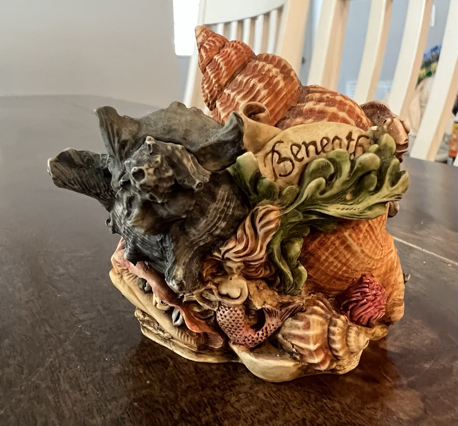 Vintage Harmony Kingdom Beneath the Ever Changing Seas Seashell Trinket Box Vintage Harmony Kingdom Beneath the Ever Changing Seas Seashell Trinket Box