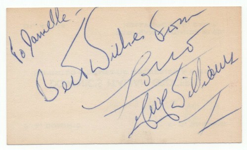 GUY WILLIAMS Ultra-Scarce Autograph of LOST IN SPACE and ZORRO Actor Vintage