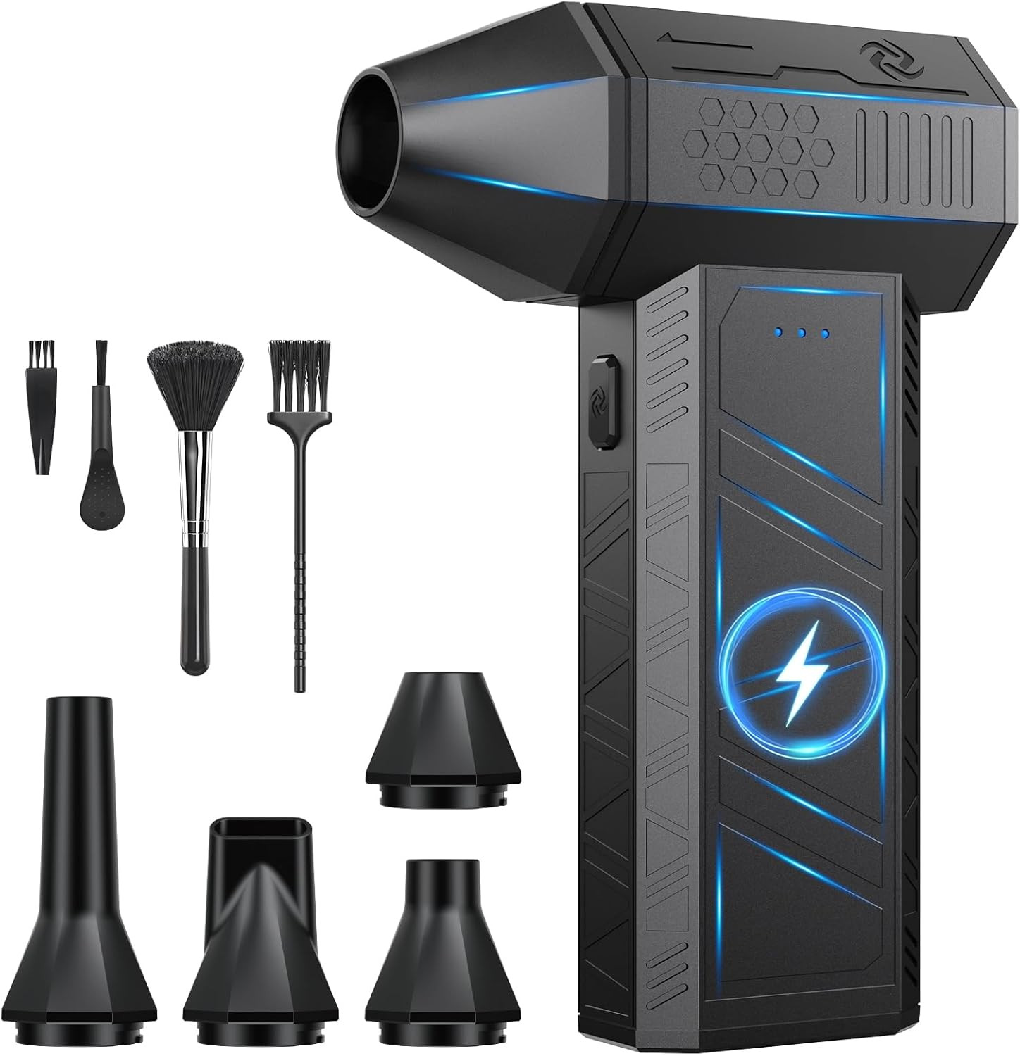 Compressed Air Duster - 180000RPM Powerful Electric Air Duster, 3 Gear Adjustabl Compressed Air Duster - 180000RPM Powerful Electric Air Duster, 3 Gear Adjustabl