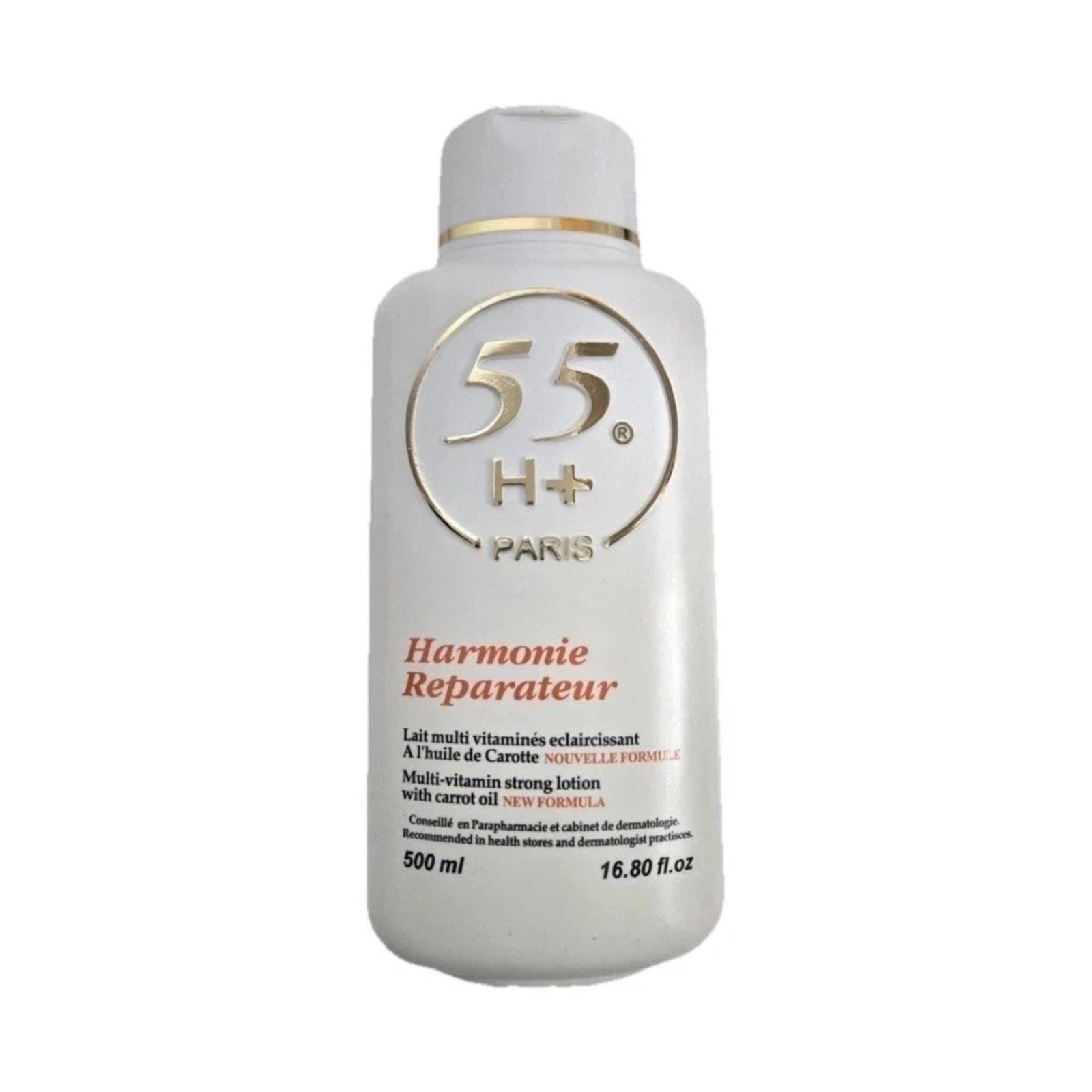 55 H+ PARIS Harmonie Reparateur Multi-vitamin Lotion Carrot Oil 500ml