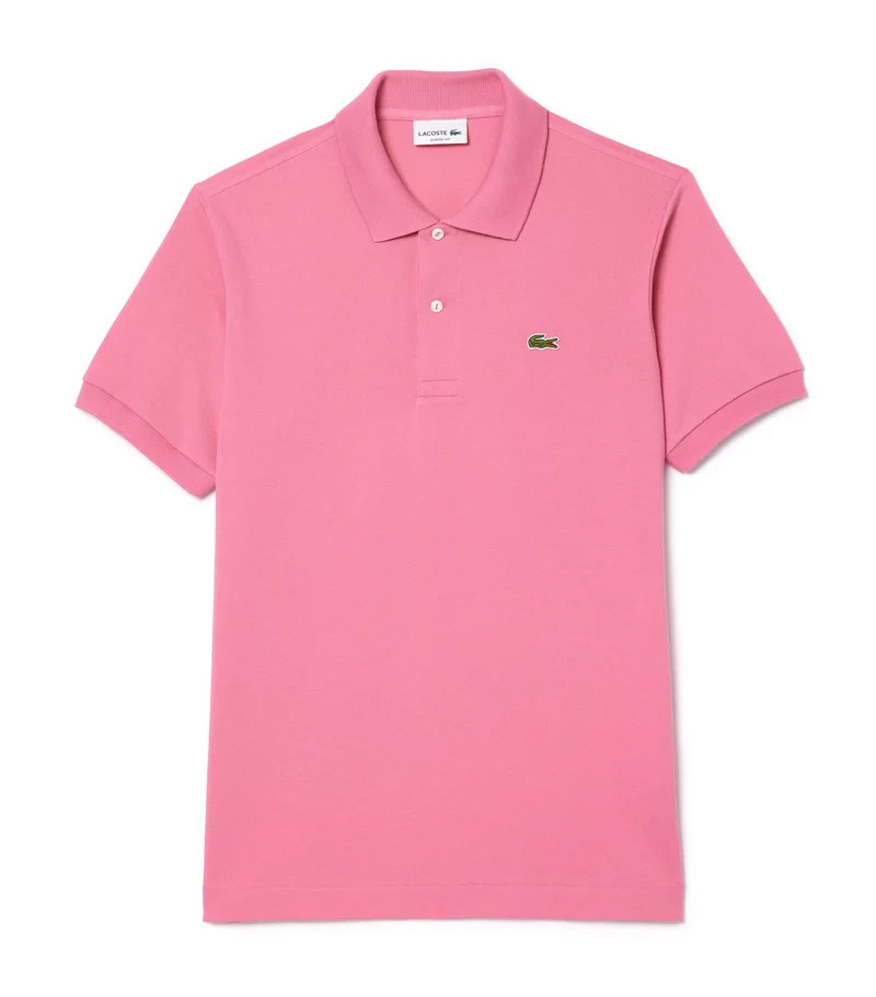 Lacoste - Men\'s L.12.12 Classic Fit Short Sleeve Pique Polo, Reseda Pink, XXL Lacoste - Men\'s L.12.12 Classic Fit Short Sleeve Pique Polo, Reseda Pink, XXL