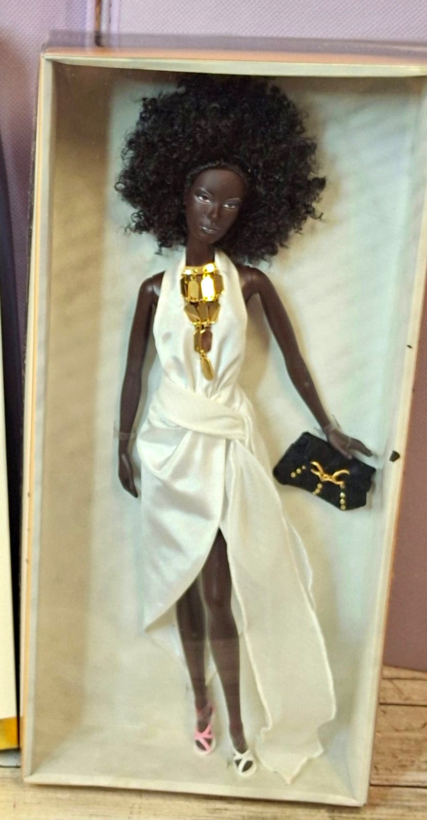 2004 Mattel Barbie Model of the Moment Nichelle Gold Label Fashion Doll