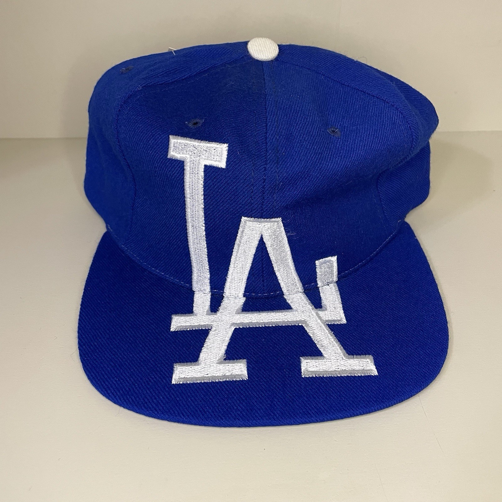 Vintage MLB LA Dodgers American Needle 3-D Big Logo Snapback Rare NWT 100% Wool