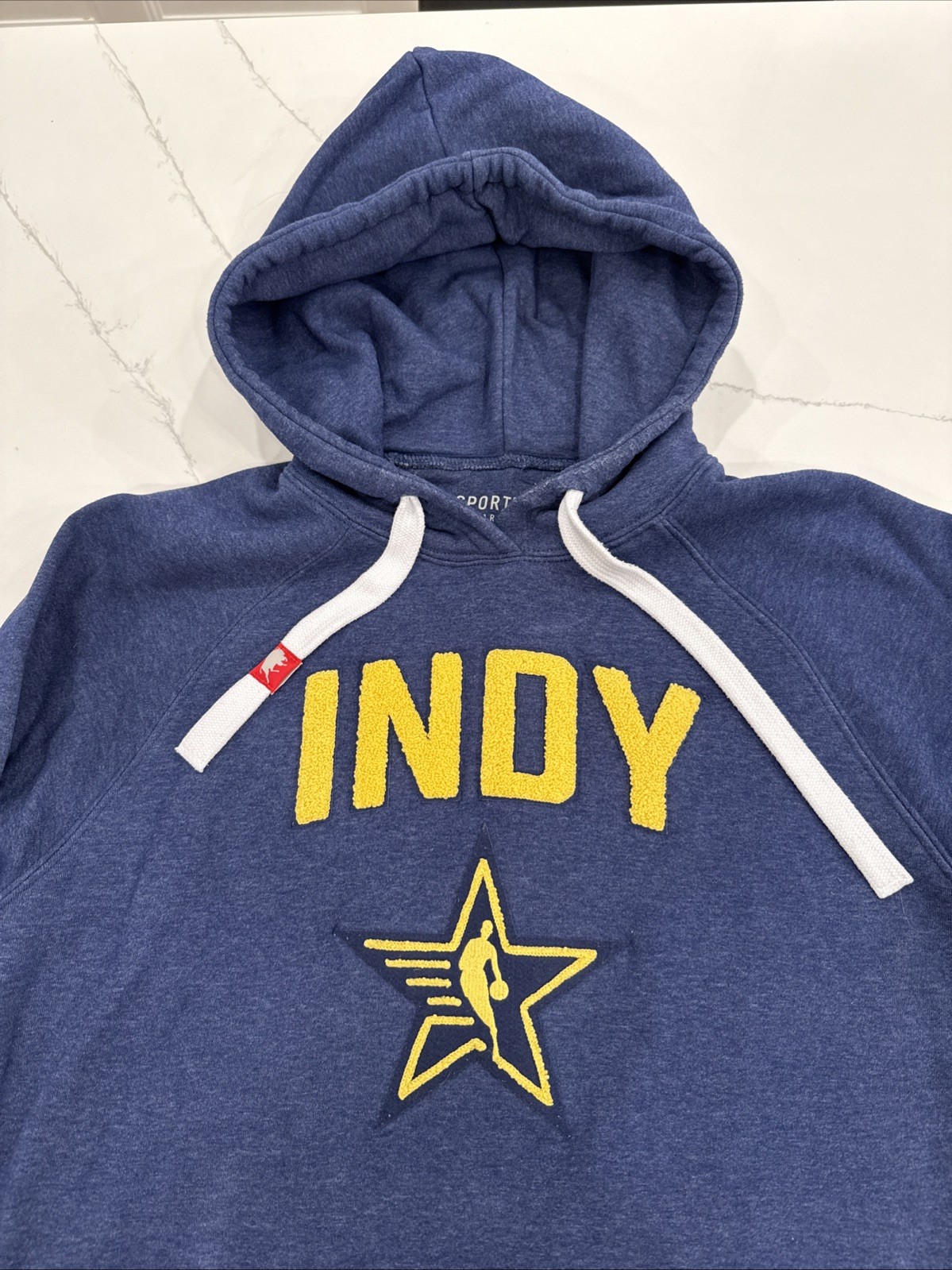 Indiana Pacers Large All-Star Hoodie Sportiqe Blue Indianapolis Excellent Indiana Pacers Large All-Star Hoodie Sportiqe Blue Indianapolis Excellent