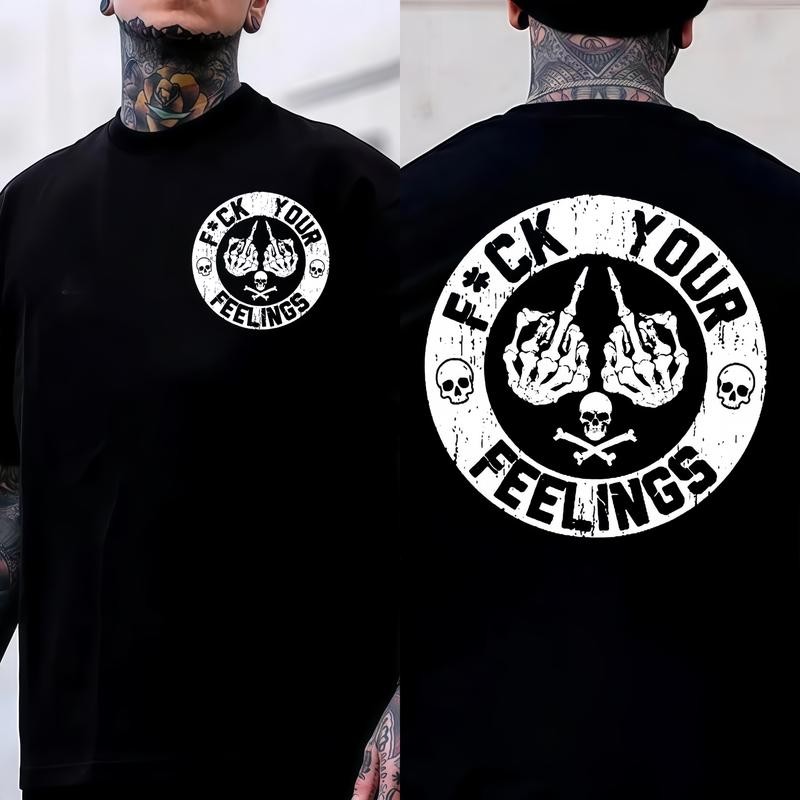Your Feelings Skull Tee - Bold Statement Graphic T-shirt