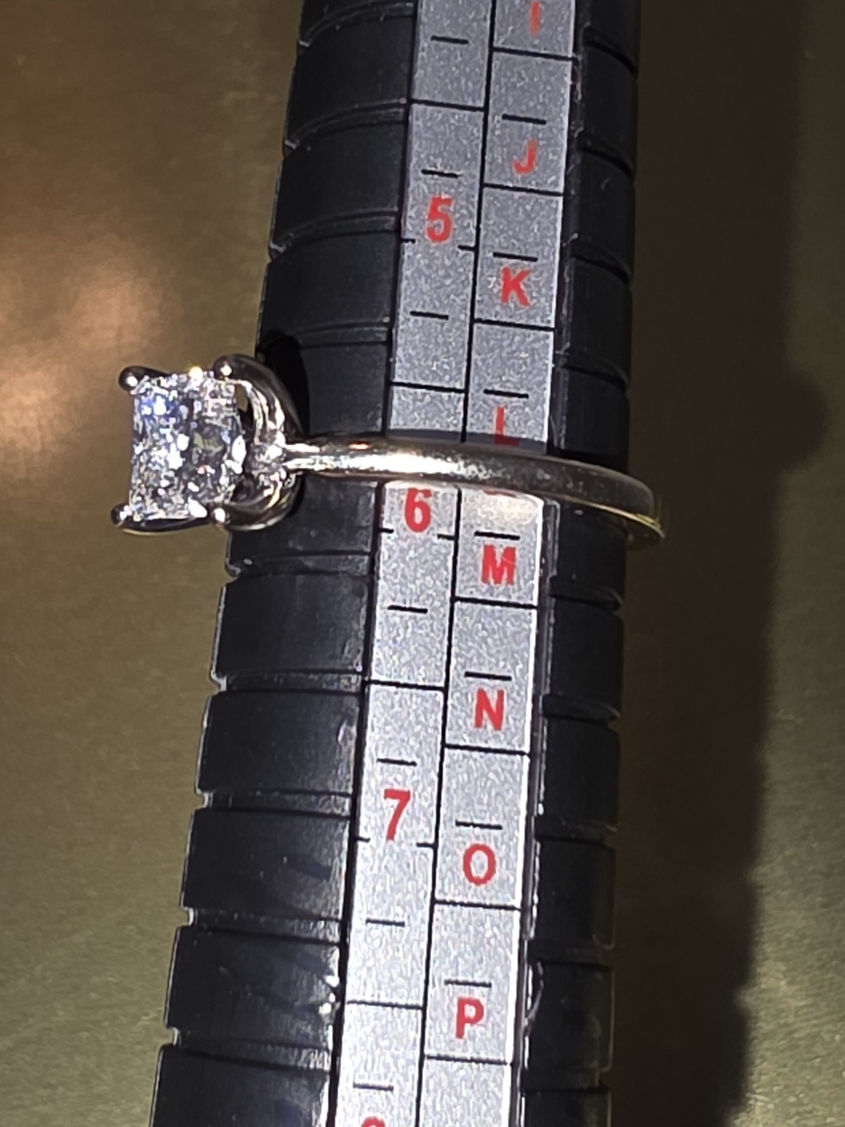 Kay Jewelers 14k White Gold 1.00ctw Lab Created Diamond Ring IGI Sz 6