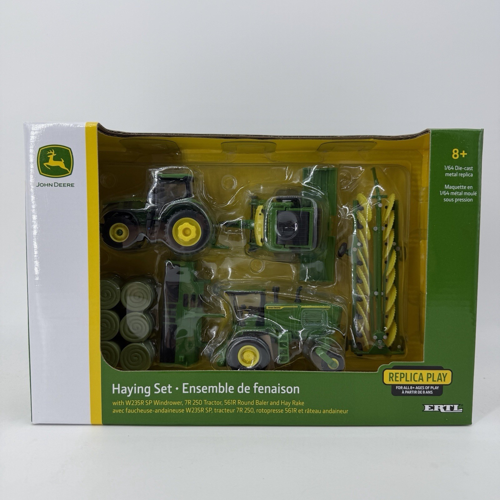 NEW John Deere ERTL 1/64 Haying Set Replica Play Die Cast - LP86066 NEW John Deere ERTL 1/64 Haying Set Replica Play Die Cast - LP86066