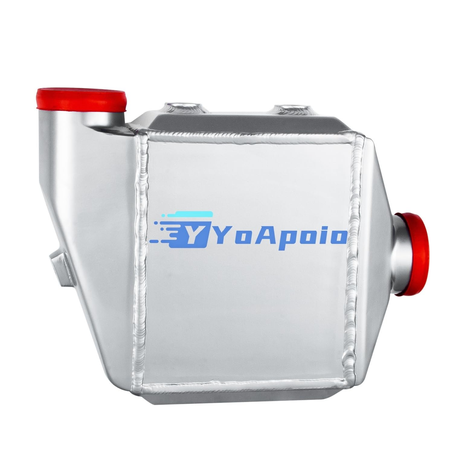 Universal Aluminum Water to Air Intercooler 3.5 Inch Inlet Outlet Full Aluminum