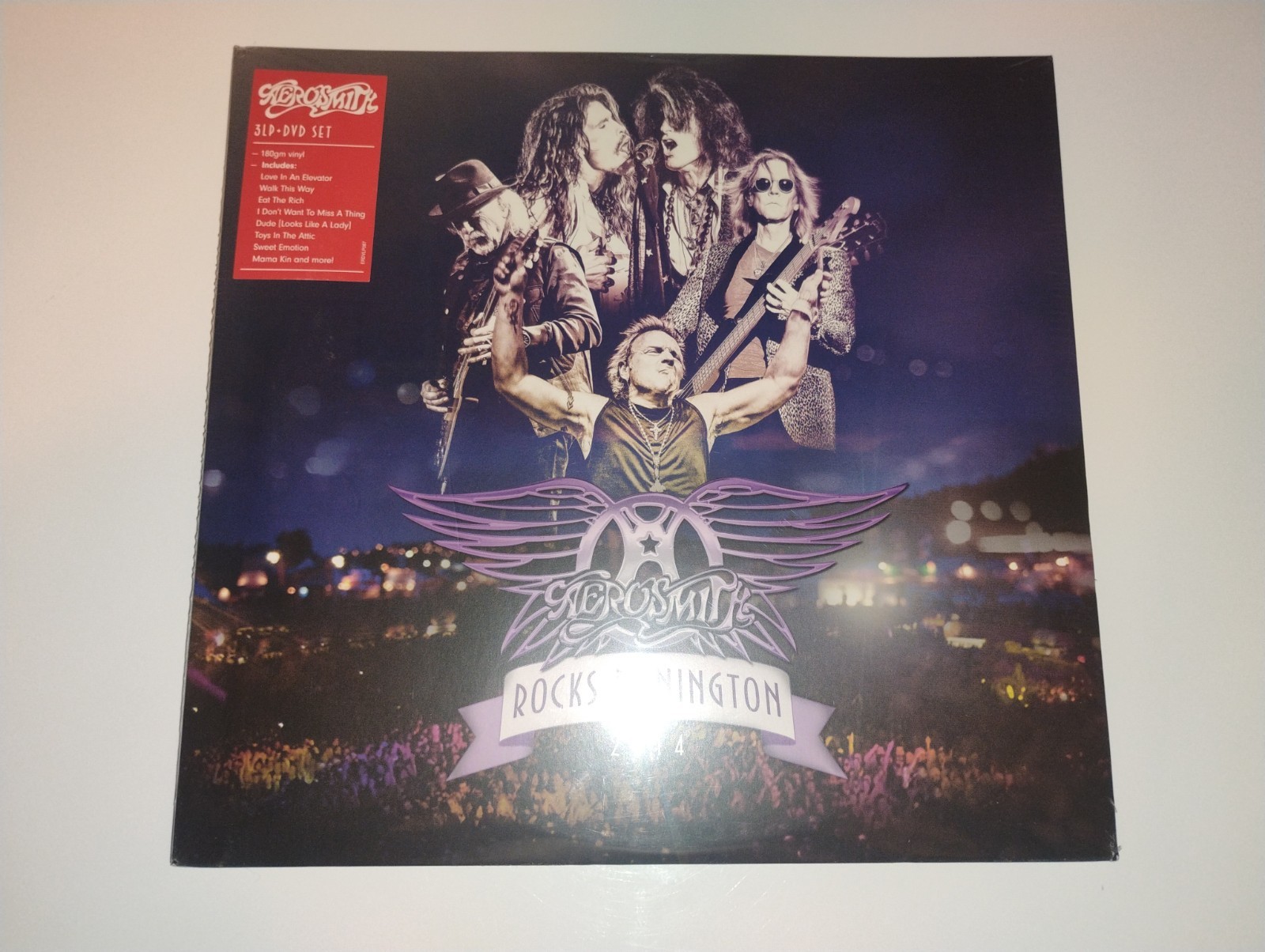 AEROSMITH - Rocks Donington VINYL LP 1ST PRESS 180 GRM 3LP / DVD Set NEW Sealed