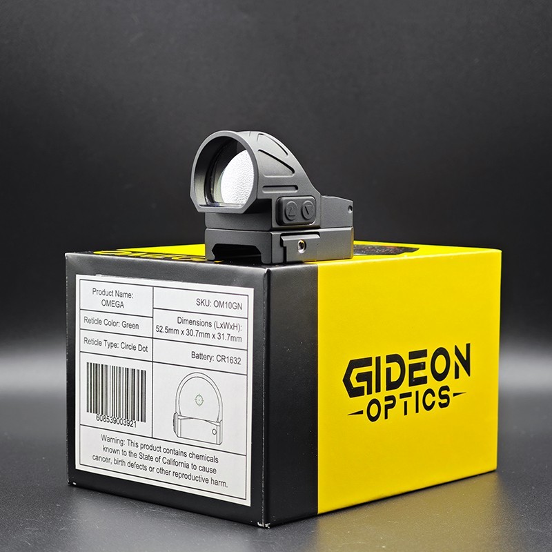 GIDEON Optics OMEGA 3MOA/45MOA RMR Footprint Circle Red/Green Circle/Dot Sight