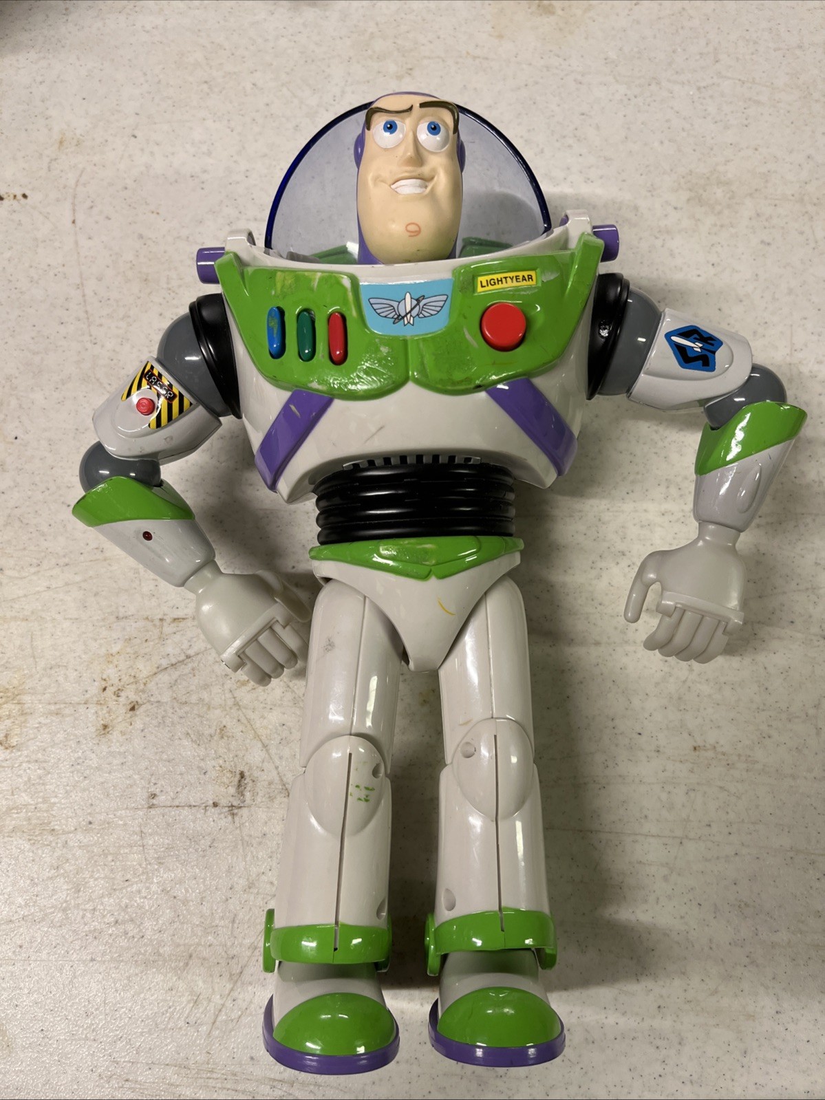 Disney Buzz Lightyear Action Figure Talking Works