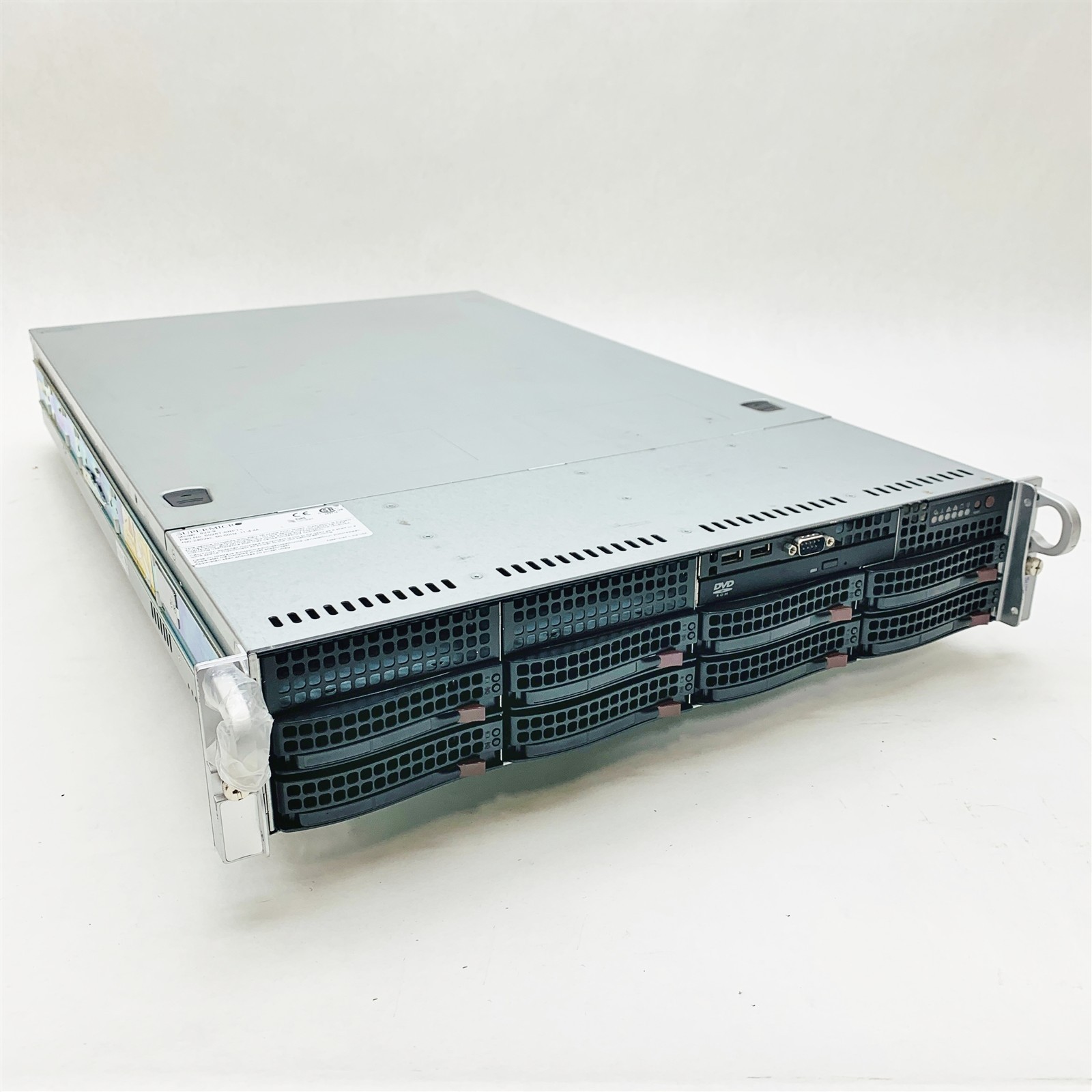 Supermicro 829-9 8-LFF X8DTU-6TF+ Board 2*Xeon X5670 2.93GHz 144GB RAM Server