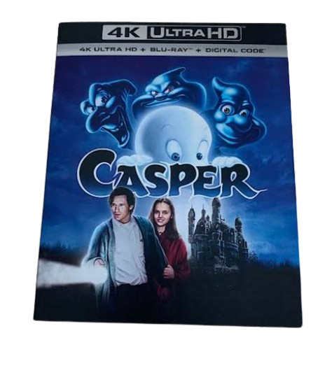 Casper 4K UHD Blu-ray w/Slipcover Bill PUllman Christina Ricci Ghost Comedy