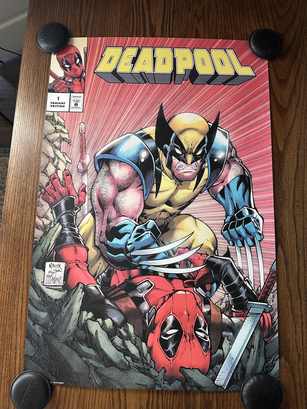 Deadpool #1 Mondo 24x36 Poster Todd Nauck Limited Edition Screen Print