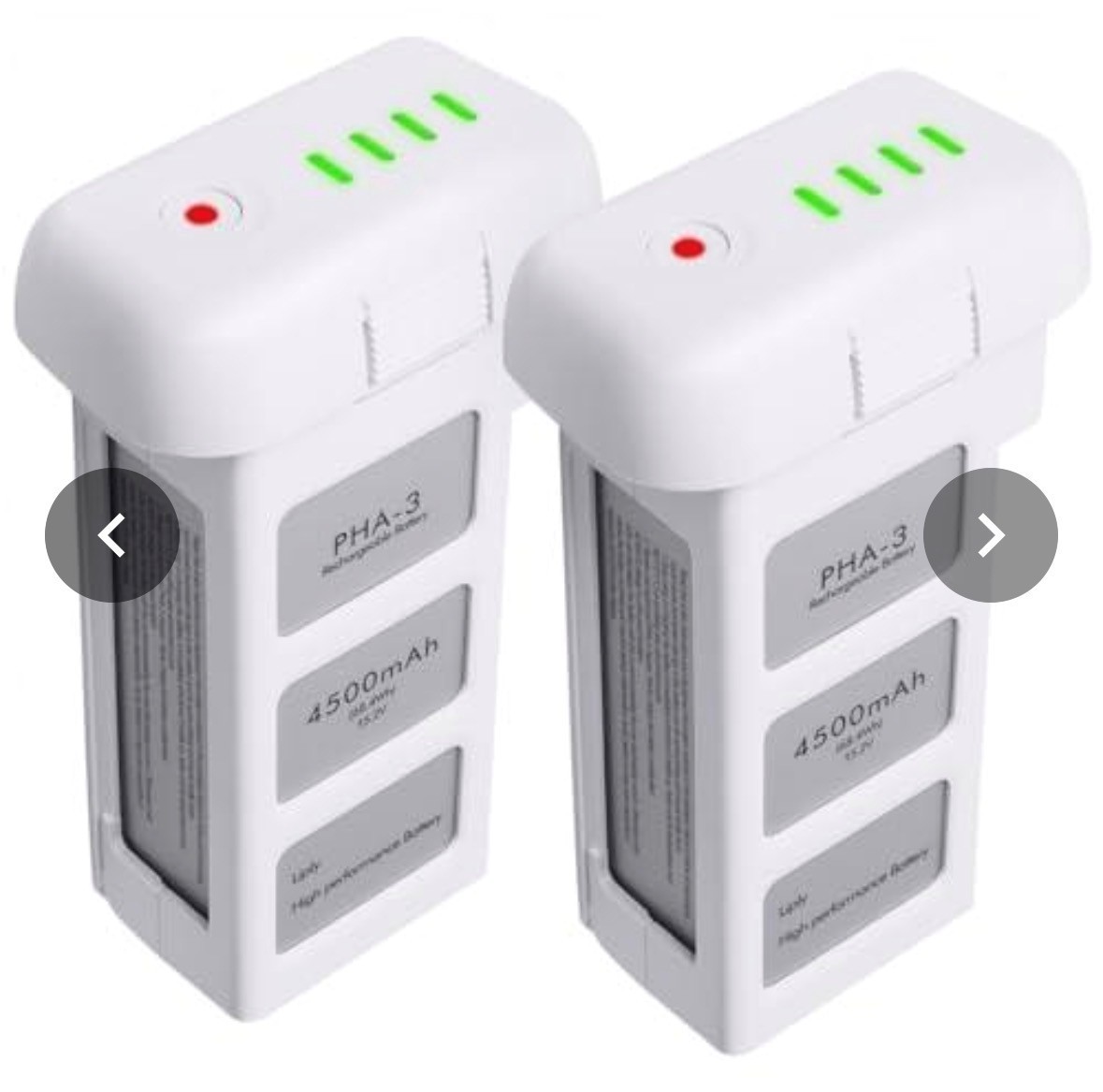 *NEW Satonaka Phantom 3 Battery 2 Pack 4500mAh 15.2V for DJI Drone Sd Pro Adv 4K