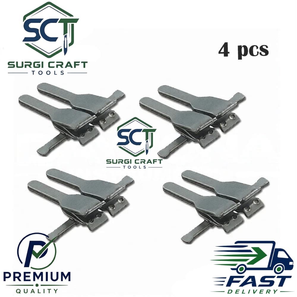 4Sets Neurosurgery Plastic Surgery Micro Vascular Clamps V-2 Small Size 4Set