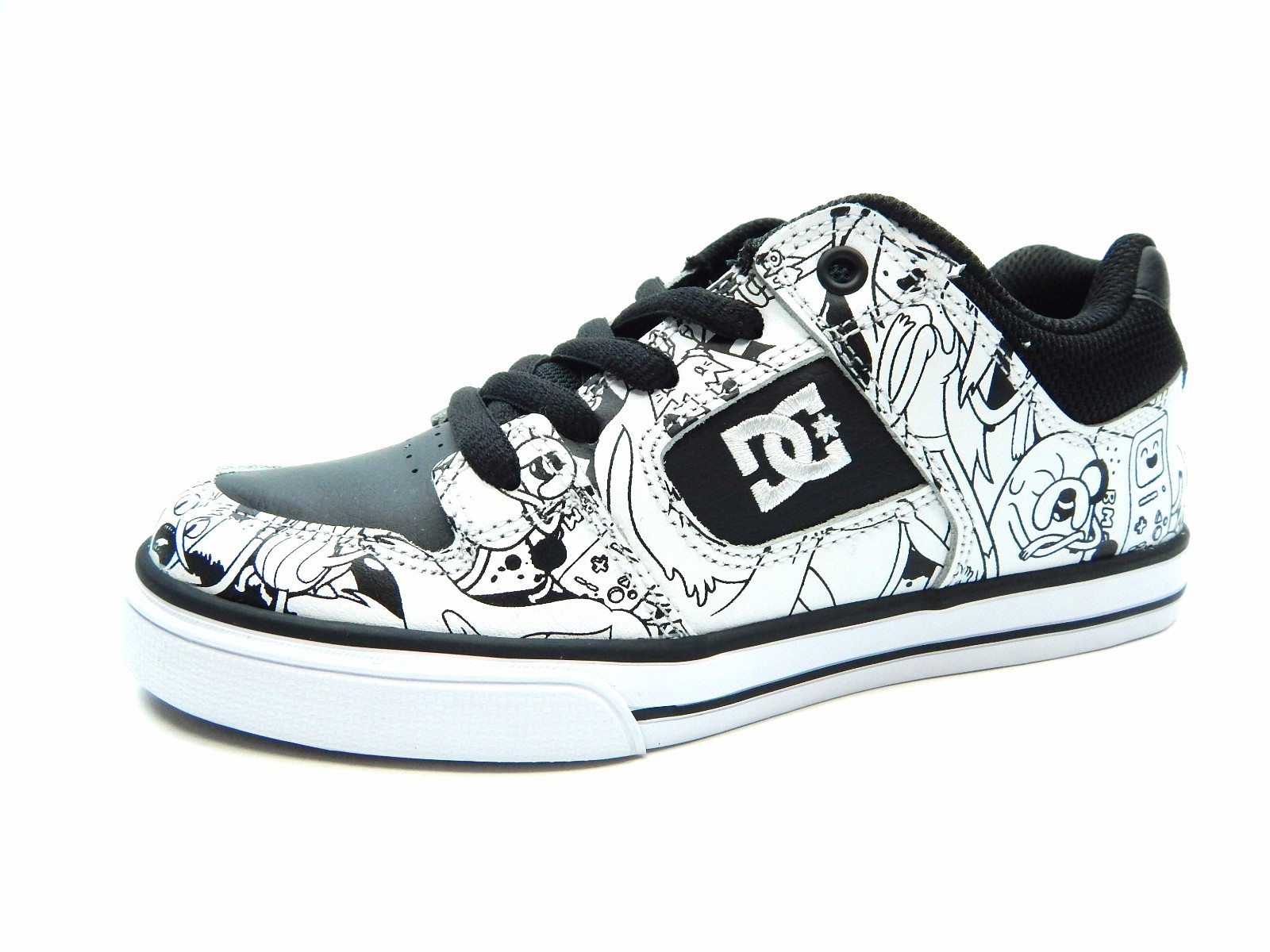 DC KIDS PURE X BLACK WHITE PRINT SHOES 11 DC KIDS PURE X BLACK WHITE PRINT SHOES 11