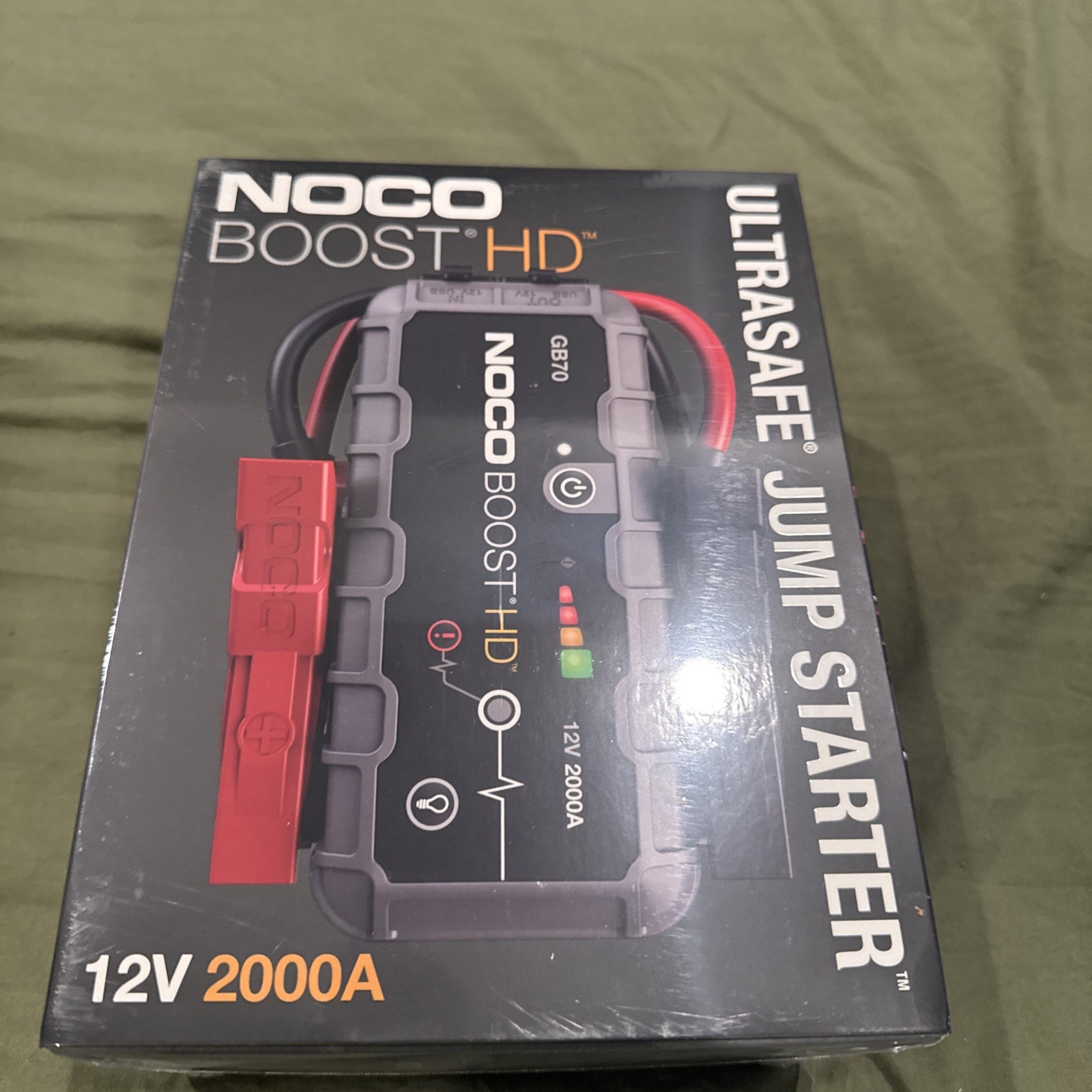 NOCO Boost HD GB70 2000A 12V UltraSafe Portable Lithium Battery Jump Starter NOCO Boost HD GB70 2000A 12V UltraSafe Portable Lithium Battery Jump Starter