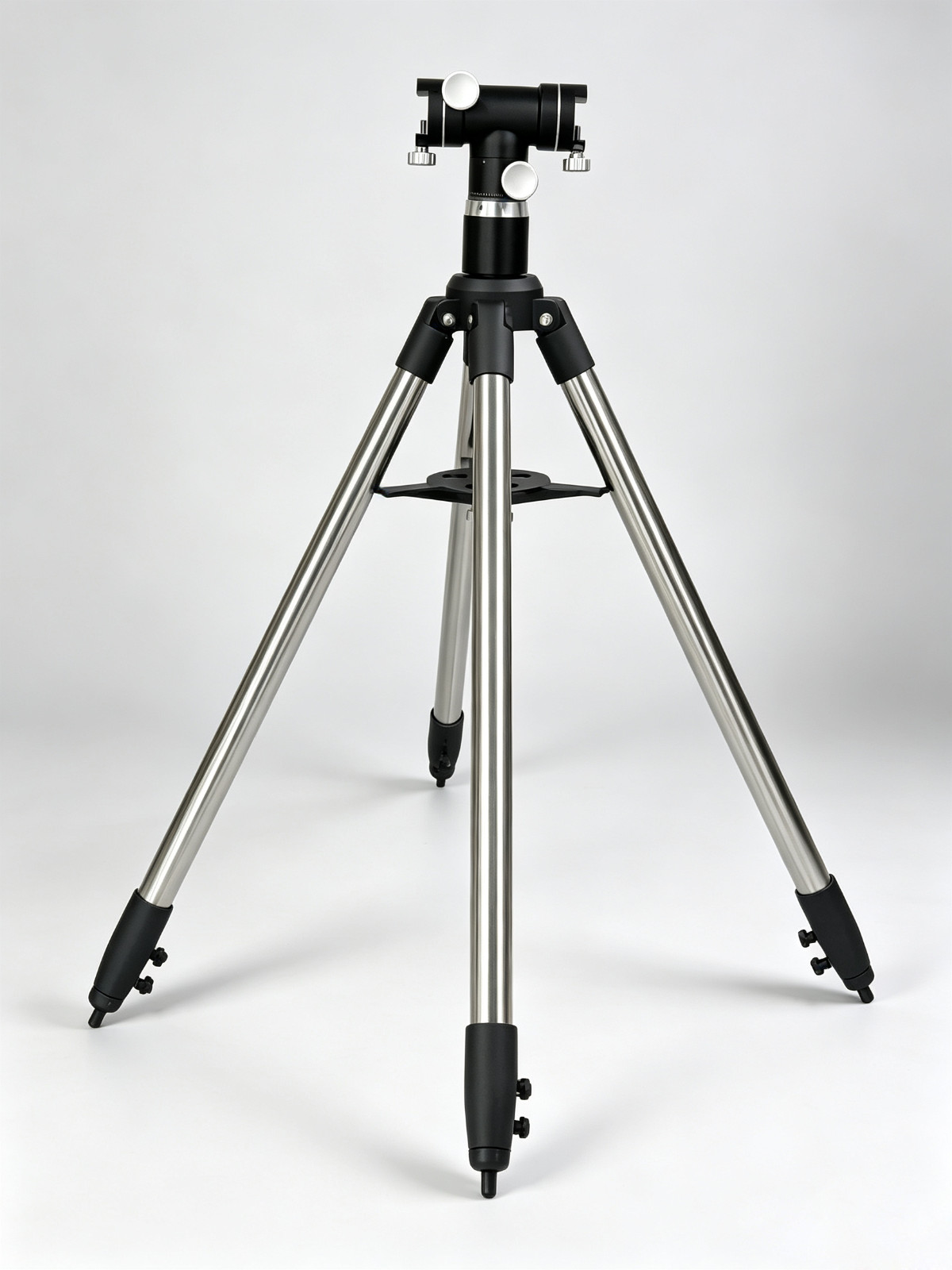Skyoptikst Dual-Arm Pan Tilt Tripod - 8-16kg Load, Steel Legs for Telescope