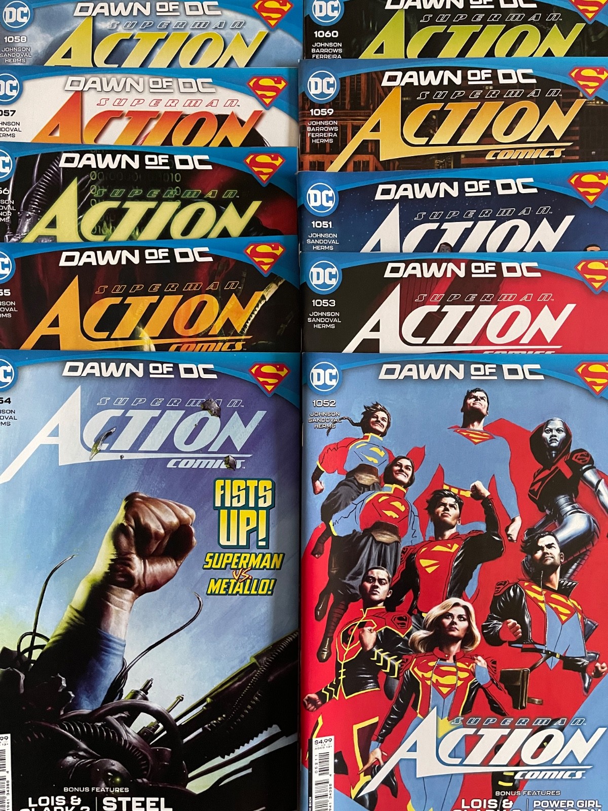 SUPERMAN ACTION COMICS #1016-1066 DC Comics lot 25 NM issues