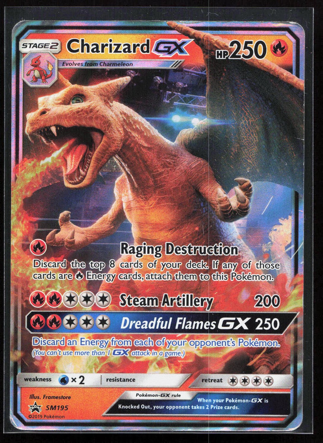 Charizard GX Holo Promo SM Promos SM195 MP