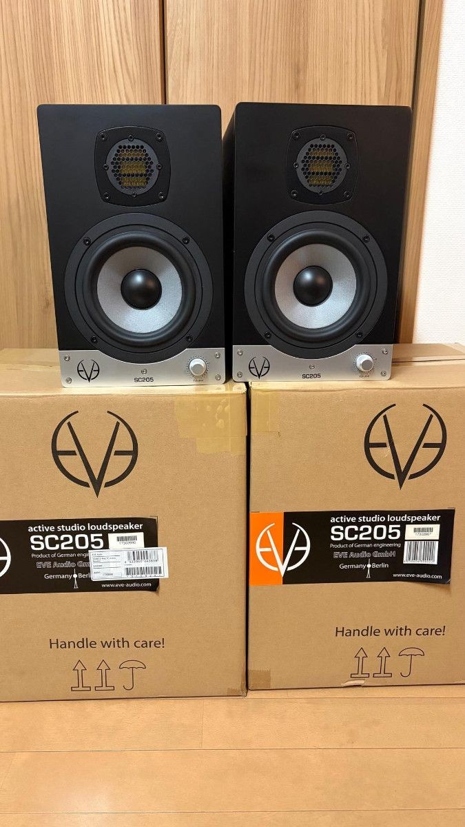 DDP EVE Audio SC205 Active Studio Monitor Speakers Pair JAPAN JDM JP